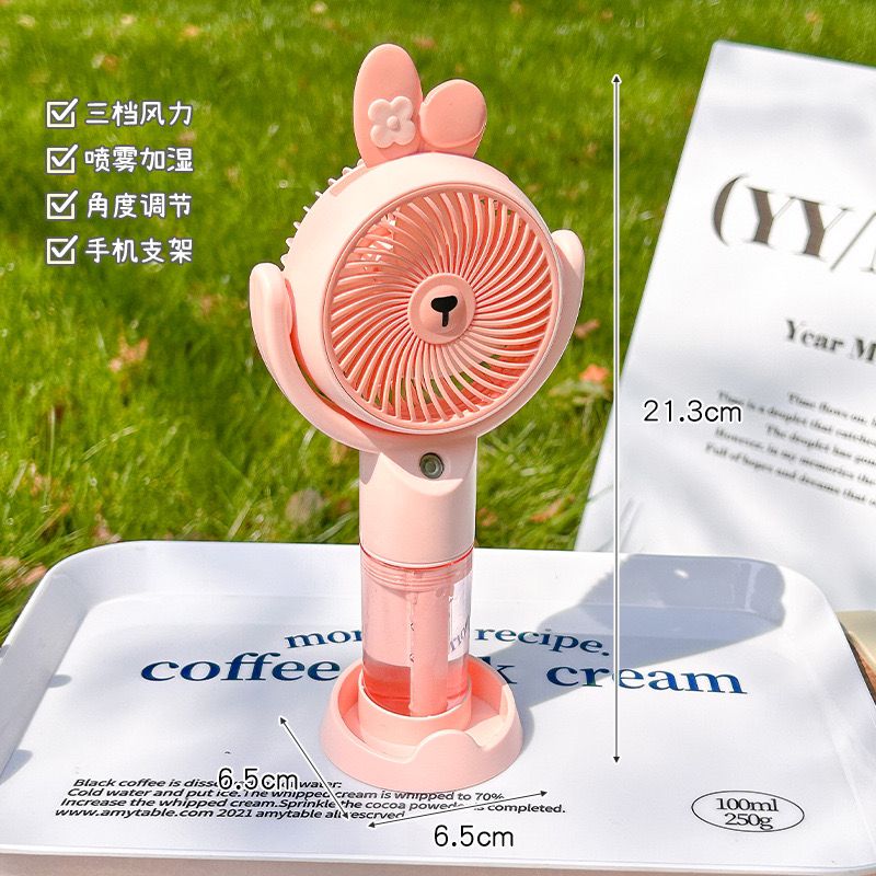 Ventilateur Portable Lapin avec Humidificateur - La boutique secrète