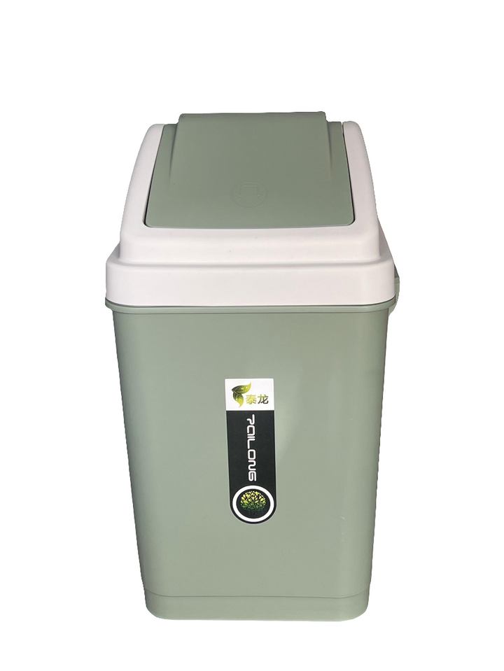 Poubelle à Couvercle Basculant – Design Moderne TAILONG (Plusieurs coloris)