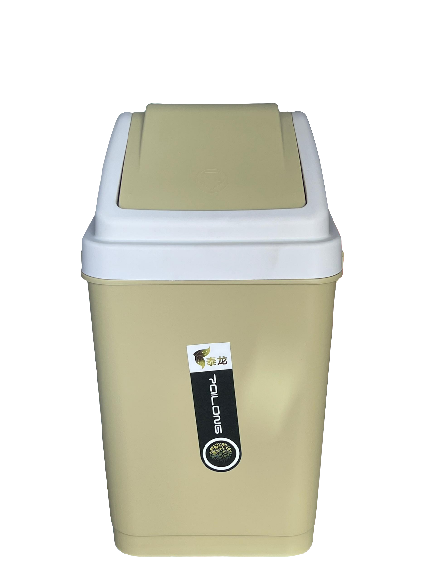 Poubelle à Couvercle Basculant – Design Moderne TAILONG (Plusieurs coloris)