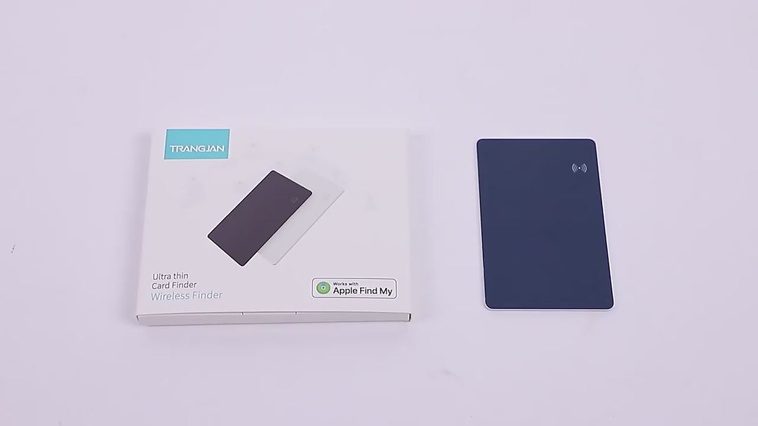 Carte de localisation intelligente compatible Apple Find My – Localisateur GPS pour portefeuille, sac ou objets personnels