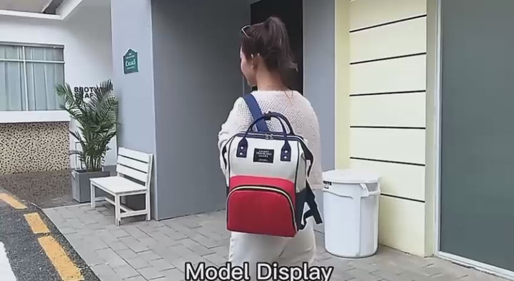 Sac à Langer Compact et Élégant – Grande Capacité avec Poches Isothermes