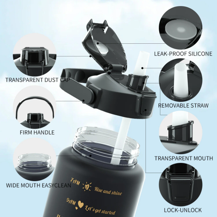 Lot de bouteille d'eau 3 en 1