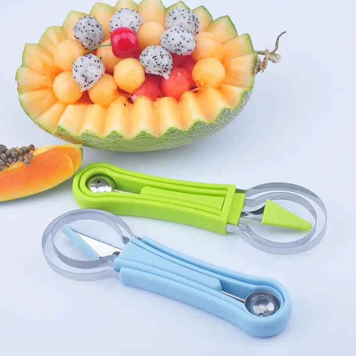 Kit d'Ustensiles pour Fruits - Ensemble 3 Pièces en Acier Inoxydable - La boutique secrète