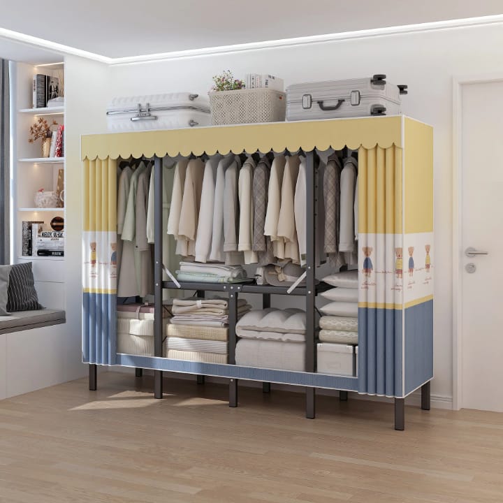 Armoire en Fer Pliable – Installation Rapide & Gain de Place