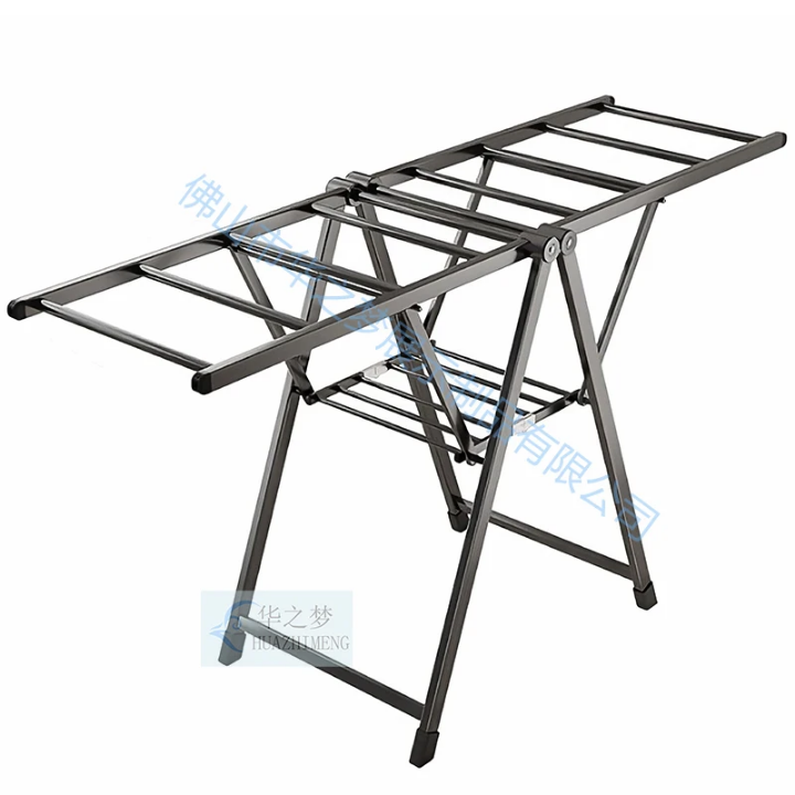 Séchoir à Linge Pliable en Acier Inoxydable – Grande Capacité & Gain de Place