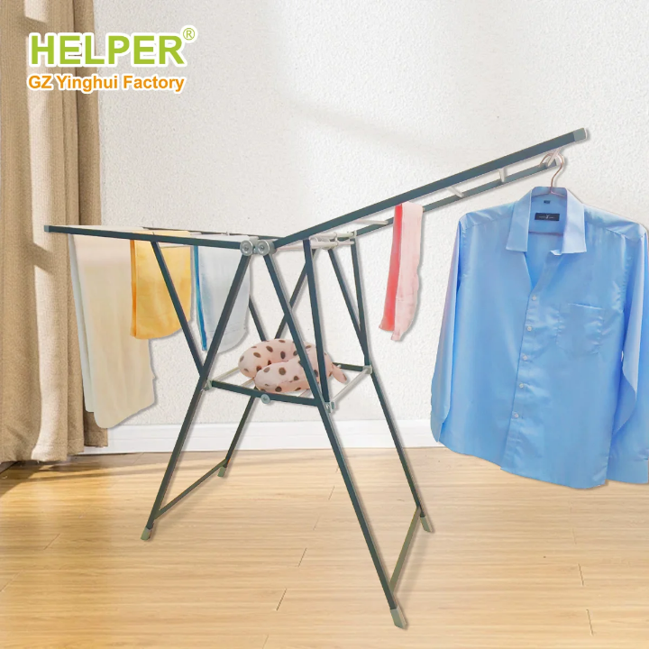 Séchoir à Linge Pliable en Acier Inoxydable – Grande Capacité & Gain de Place