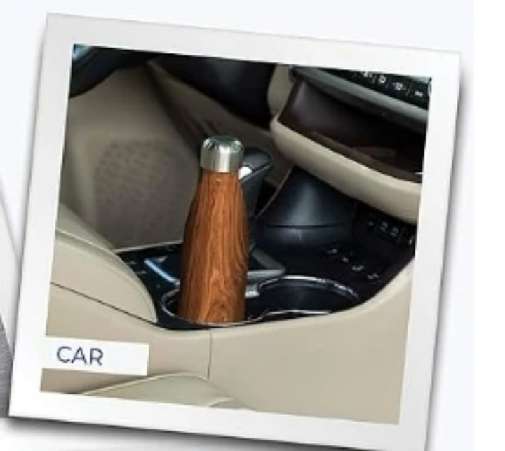 Gourde Isotherme Imitation Bois – Élégante & Incassable