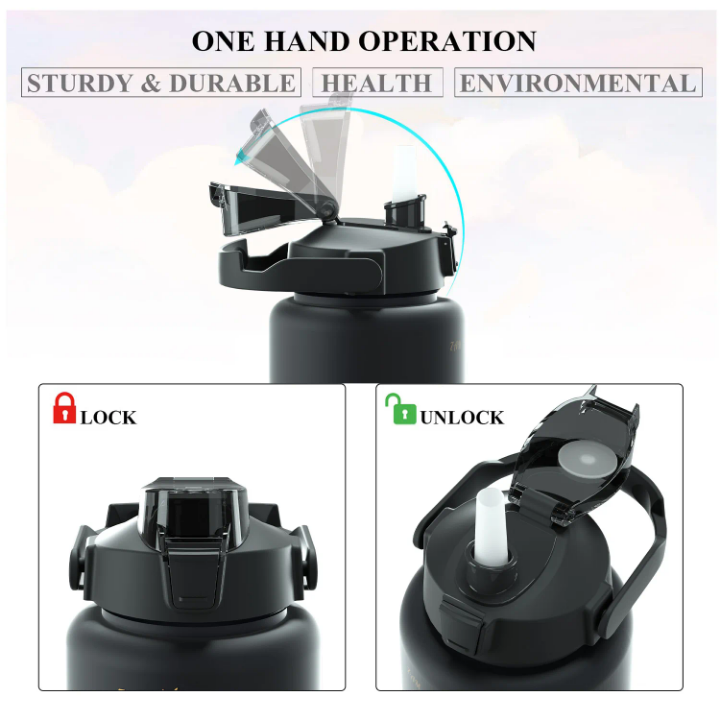 Lot de bouteille d'eau 3 en 1