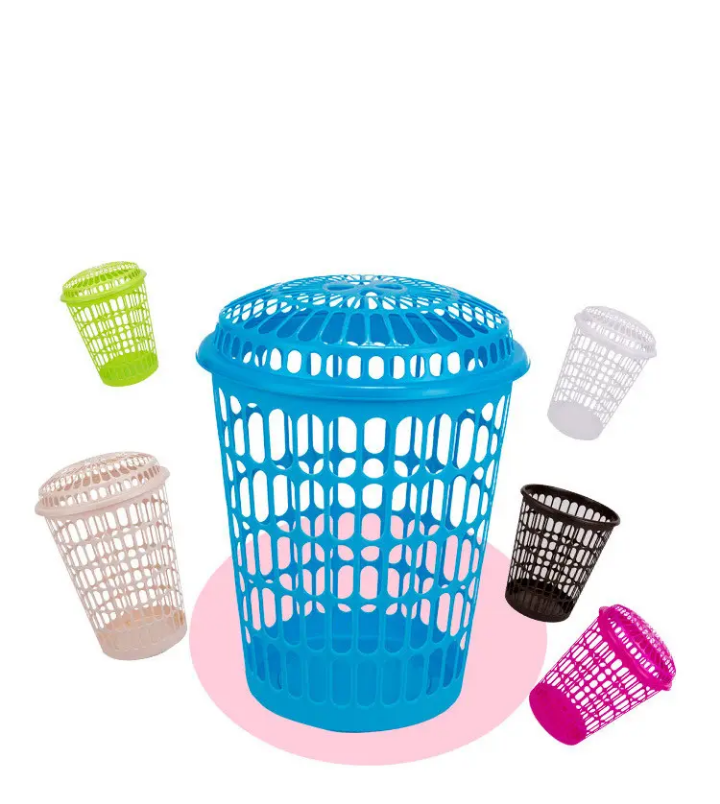 Panier à Linge Aéré avec Couvercle – Design Pratique et Résistant - La boutique secrète