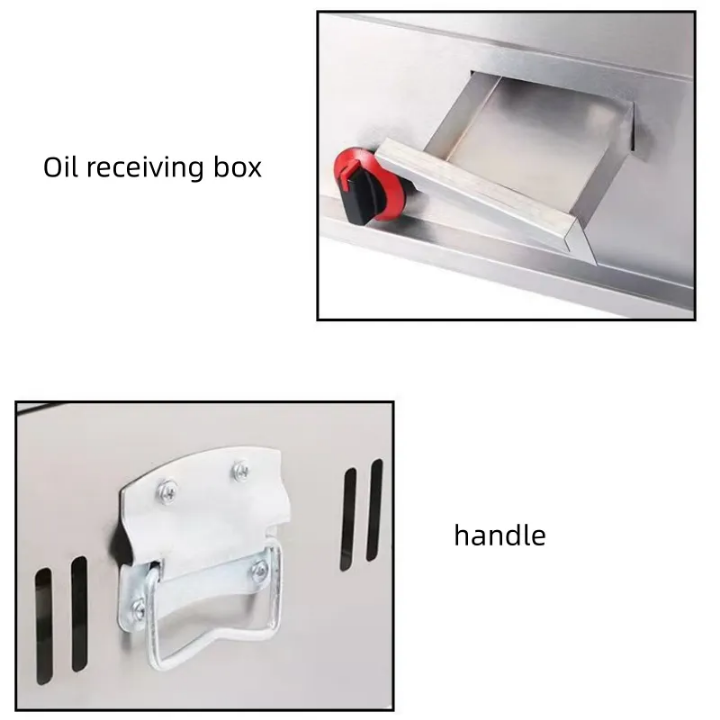 Machine 3-en-1 professionnelle à gaz : Plancha, Crêpière et Friteuse - La boutique secrète