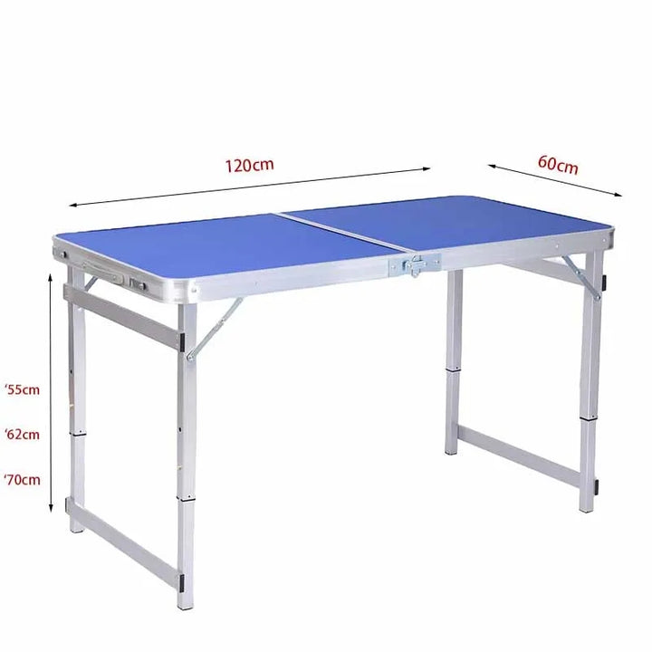 Table pliante en aluminium