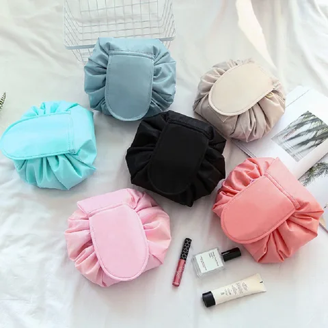 Trousse de maquillage portable – Organisateur compact à cordon - La boutique secrète