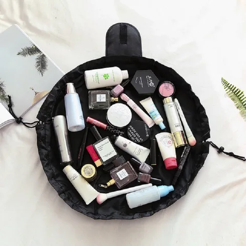 Trousse de maquillage portable – Organisateur compact à cordon - La boutique secrète