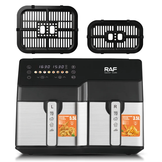 Air fryer double compartiment 01