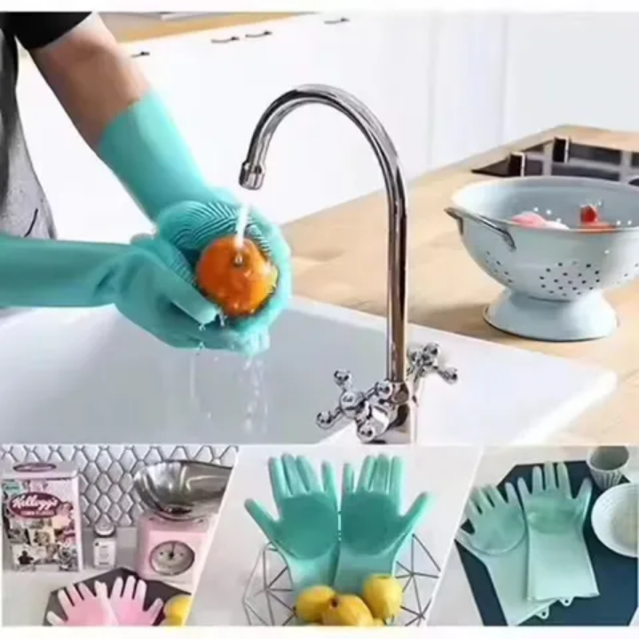 Gants Silicone Nettoyage Vaisselle Cuisine Dakar Sénégal | La Boutique Secrète – La boutique secrète
