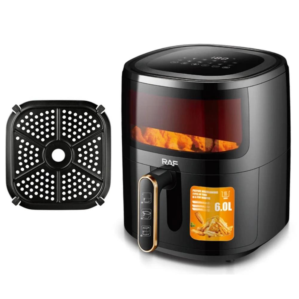 Friteuse à Air Chaud RAF R-5330 – Capacité 6L, Cuisson Saine et Rapide - La boutique secrète