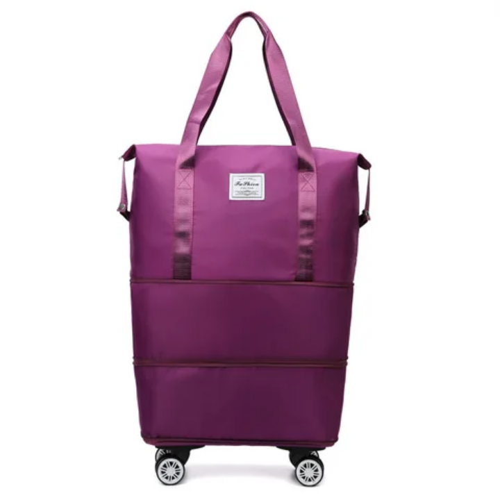 Sac pliable avec roulettes - Polyvalent, léger et pratique