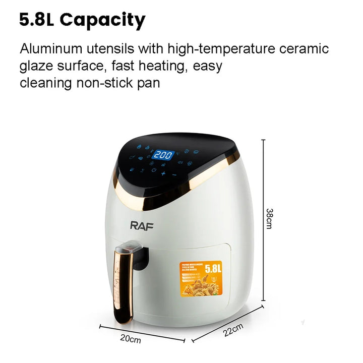 Air fryer 5.8l