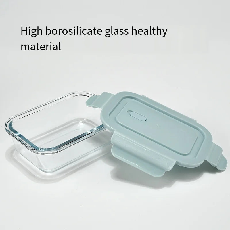 Boîte de Conservation en Verre 1520ML avec Couvercle Hermétique - Micro-ondes et Lave-vaisselle