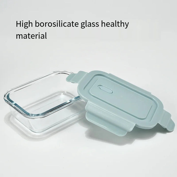 Boîte de Conservation en Verre 1520ML avec Couvercle Hermétique - Micro-ondes et Lave-vaisselle