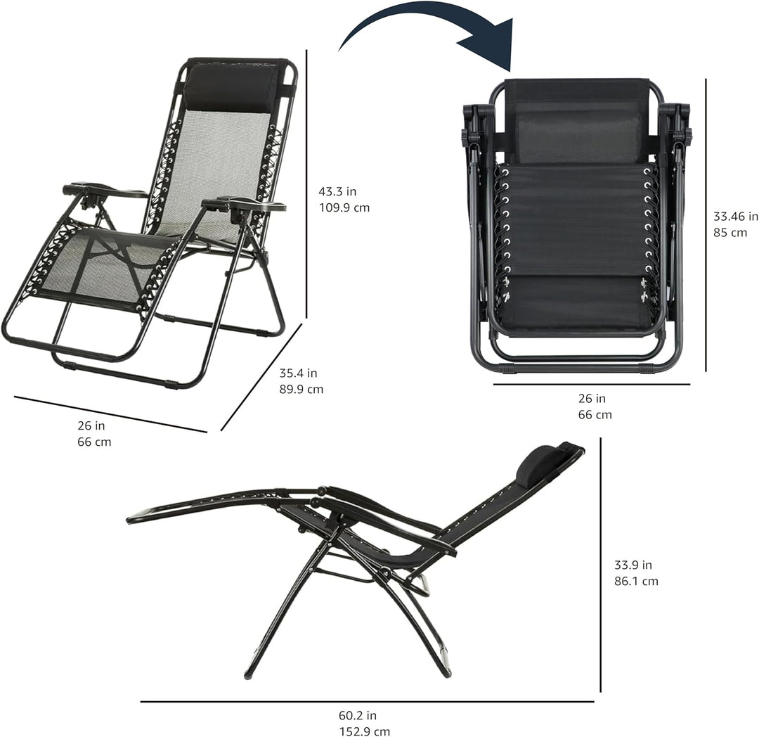 Chaise Longue Pliante Confortable – Réglable et Transportable pour Intérieur et Extérieur