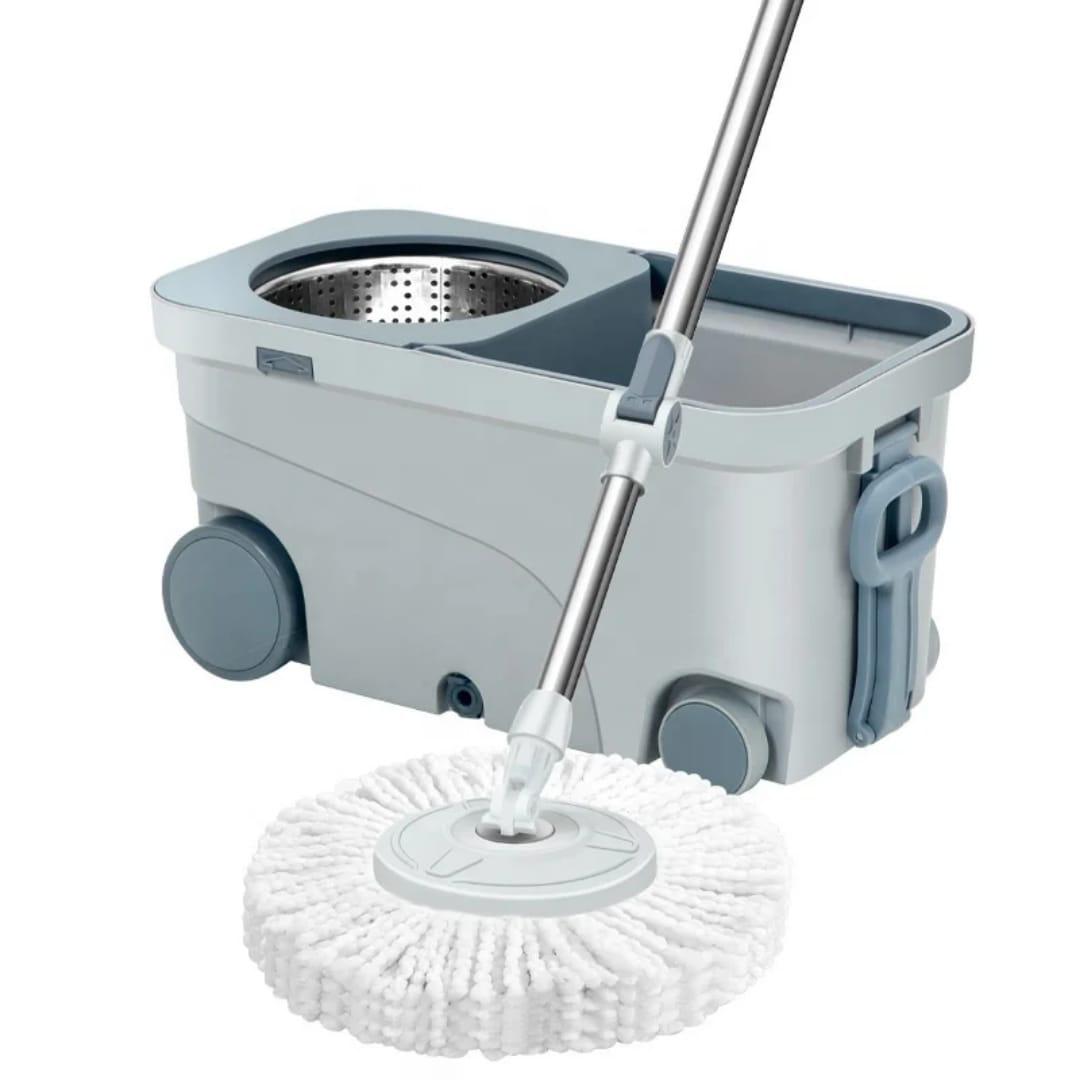Balai Serpillière Rotatif avec Seau et Système de Lavage Automatique - Nettoyage Sans Effort