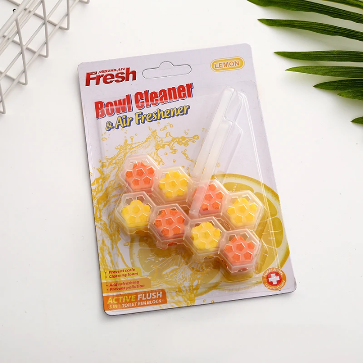 Bloc WC Nettoyant & Désodorisant Fresh – Active Flush 4 en 1 | Parfums , Citron
