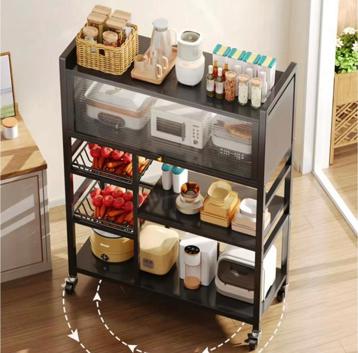 Chariot Etagere Cuisine sur Roulettes 