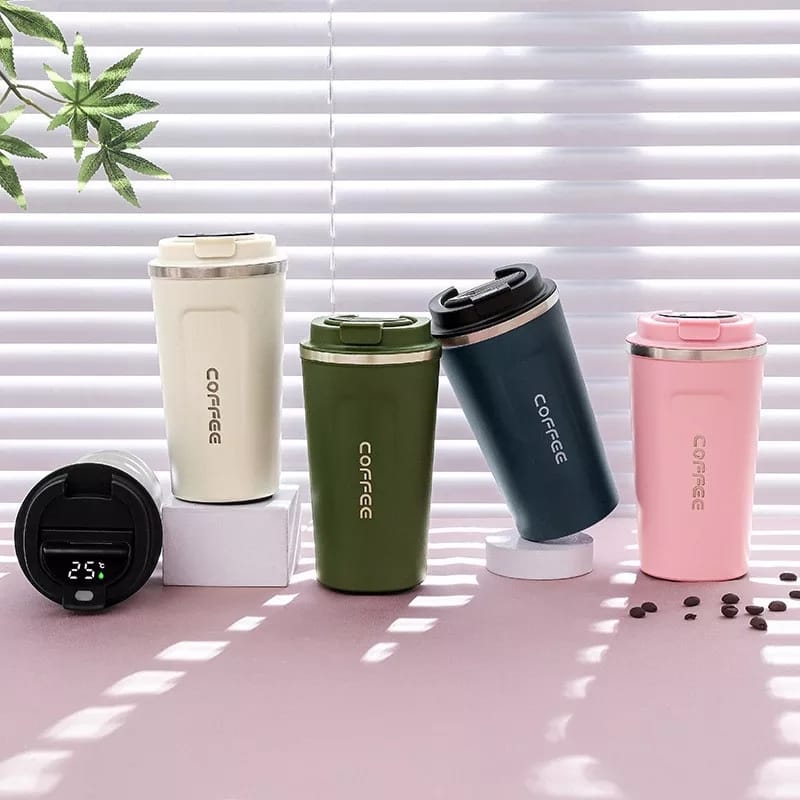 Thermos Coffee Mug INOX affichage temperature - La boutique secrète