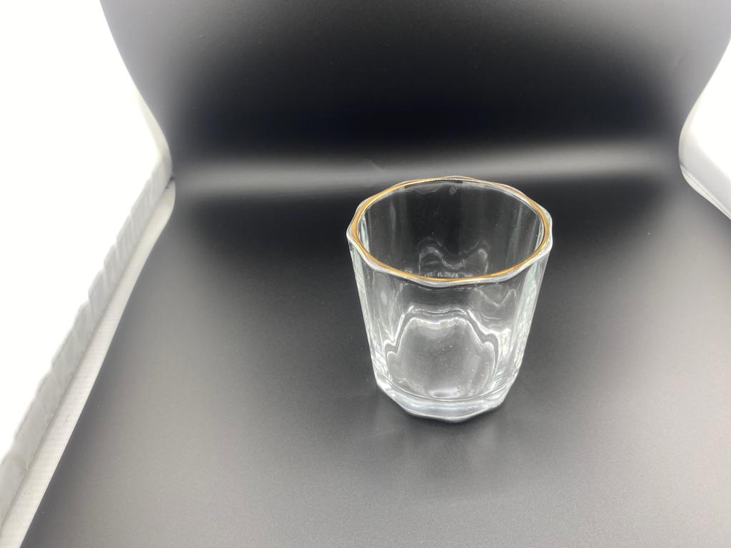 Verre bordure doré - La boutique secrète