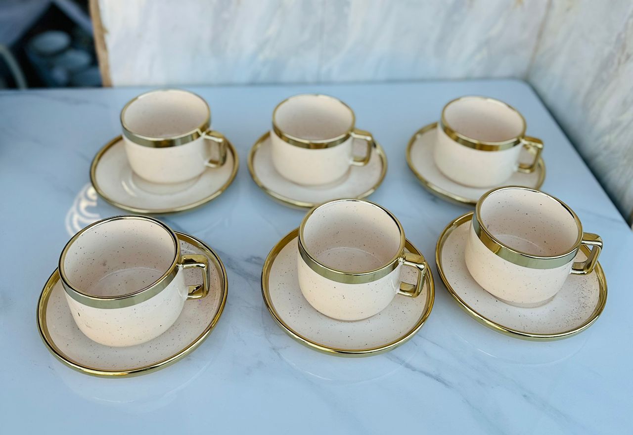 Tasse à café en céramique  (6 Pièces) T4 - La boutique secrète