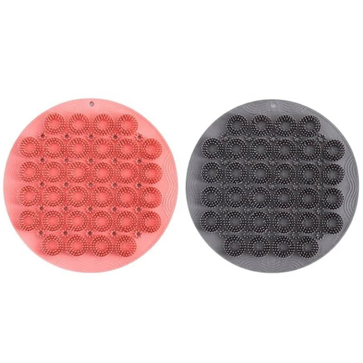 Tapis Brosse en silicone forme rond