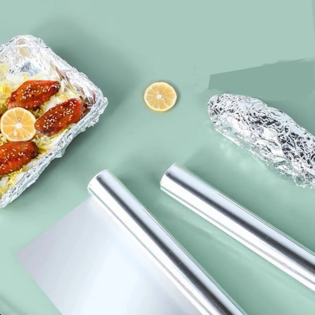 Papier Aluminium Alimentaire Premium – Cuisson &amp; Conservation 