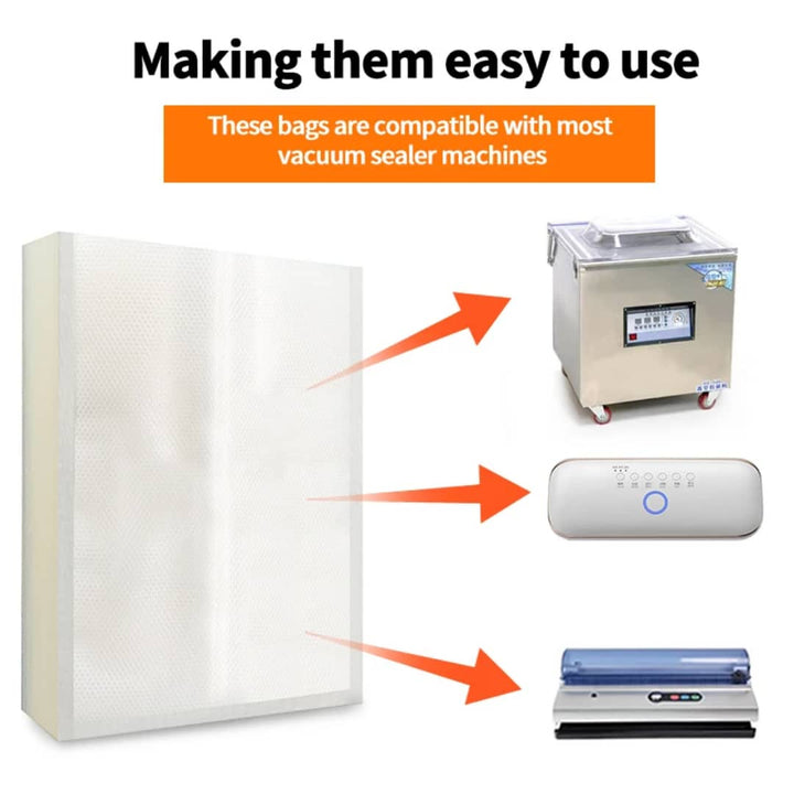 Sachets Sous Vide Alimentaires Réutilisables - Conservation Fraîcheur Cuisine 