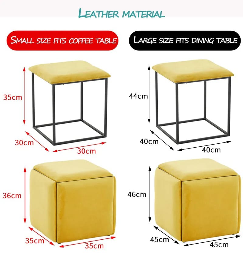 pouf démontable