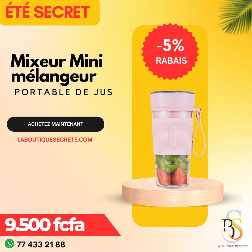 Mixeur Mini mélangeur portable de jus de fruits étanche USB