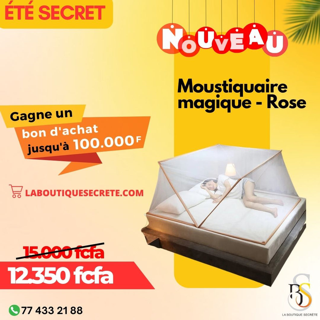 Moustiquaire magique - Rose