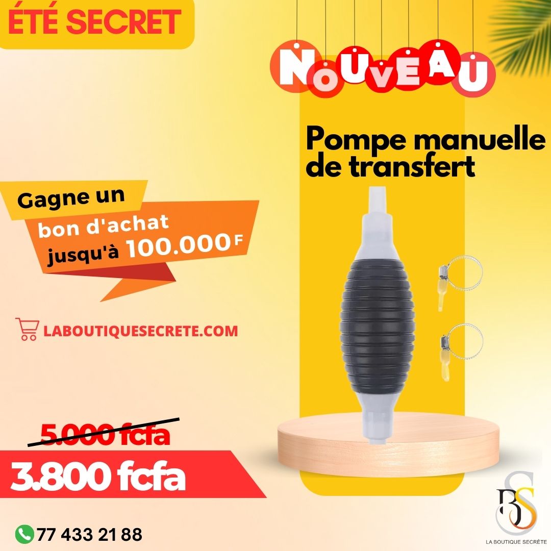 POMPE MANUELLE DE TRANSFERT DES LIQUIDES