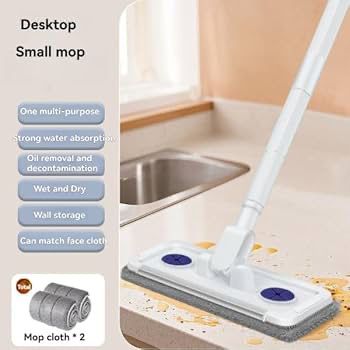 MINI Balai Serpillière 2-en-1 Décontamination et Nettoyage - Wet &amp; Dry Sans Effort