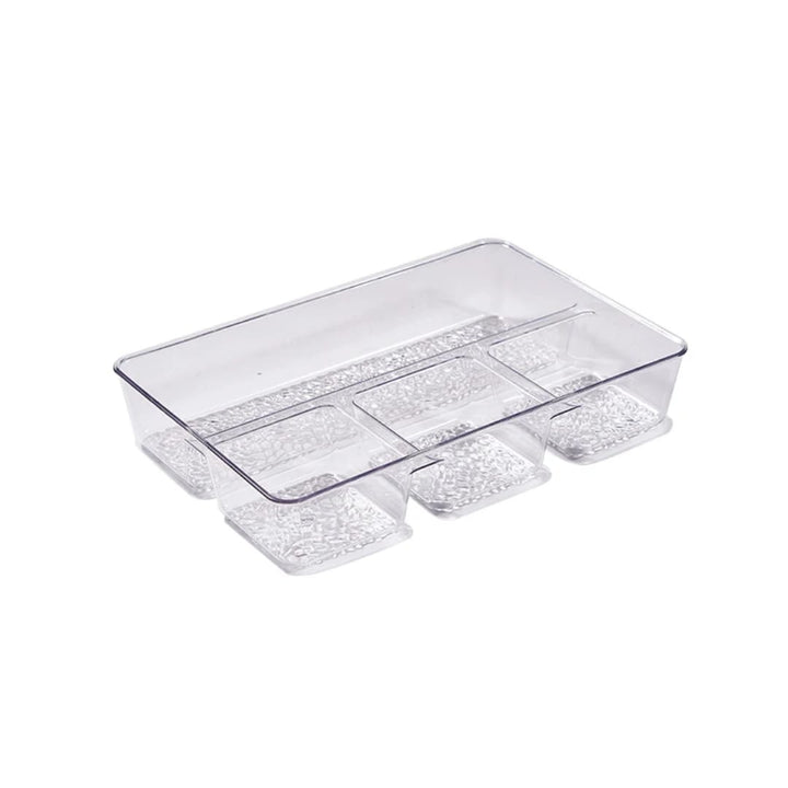 Organisateur de Tiroir Transparent Multi-Compartiments - Rangement Cuisine Frigo Salle de Bain