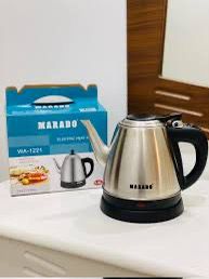 Bouilloire Électrique MAKUU 1.2L Inox - Rapide & Économique pour Famille Sénégalaise