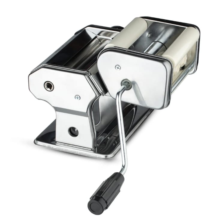 Machine à Pâtes Manuelle Professionnelle - Laminoir Inox pour Pâtes Fraîches Maison