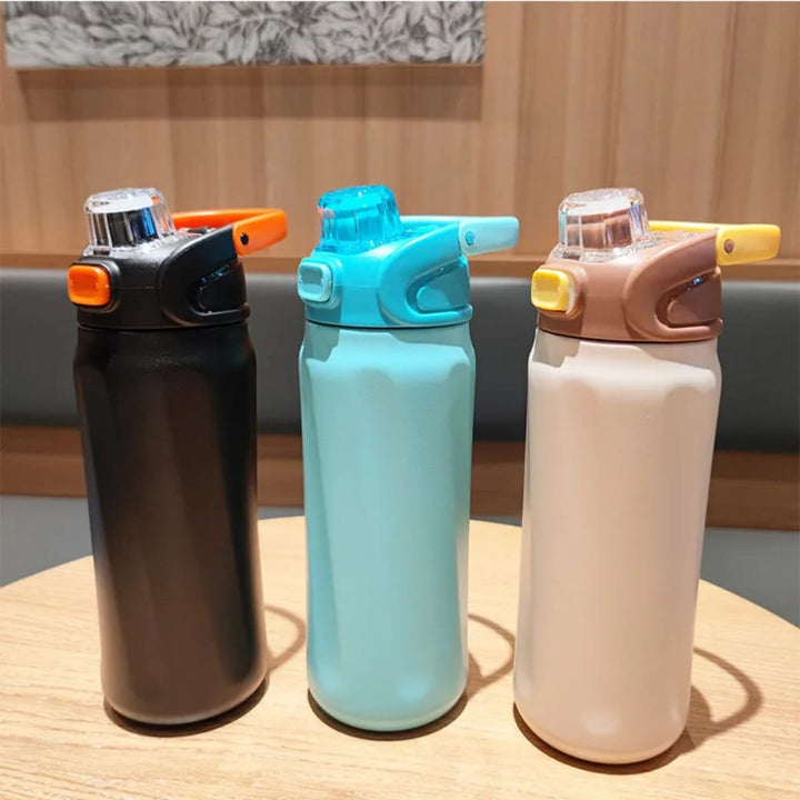 Gourde Sportive 700ml avec Paille Rétractable - Bouteille Isotherme Sans BPA