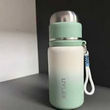 Gourde Isotherme UYLEF 350ml - Thermos Inox Double Paroi avec Infuseur Thé | Nomade & Hydratation