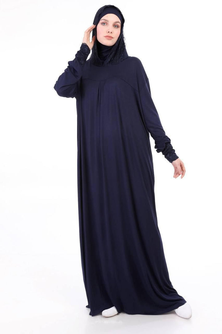 Tenue de Prière Femme avec Hijab Intégré - Confort et Modestie - Taille Standard