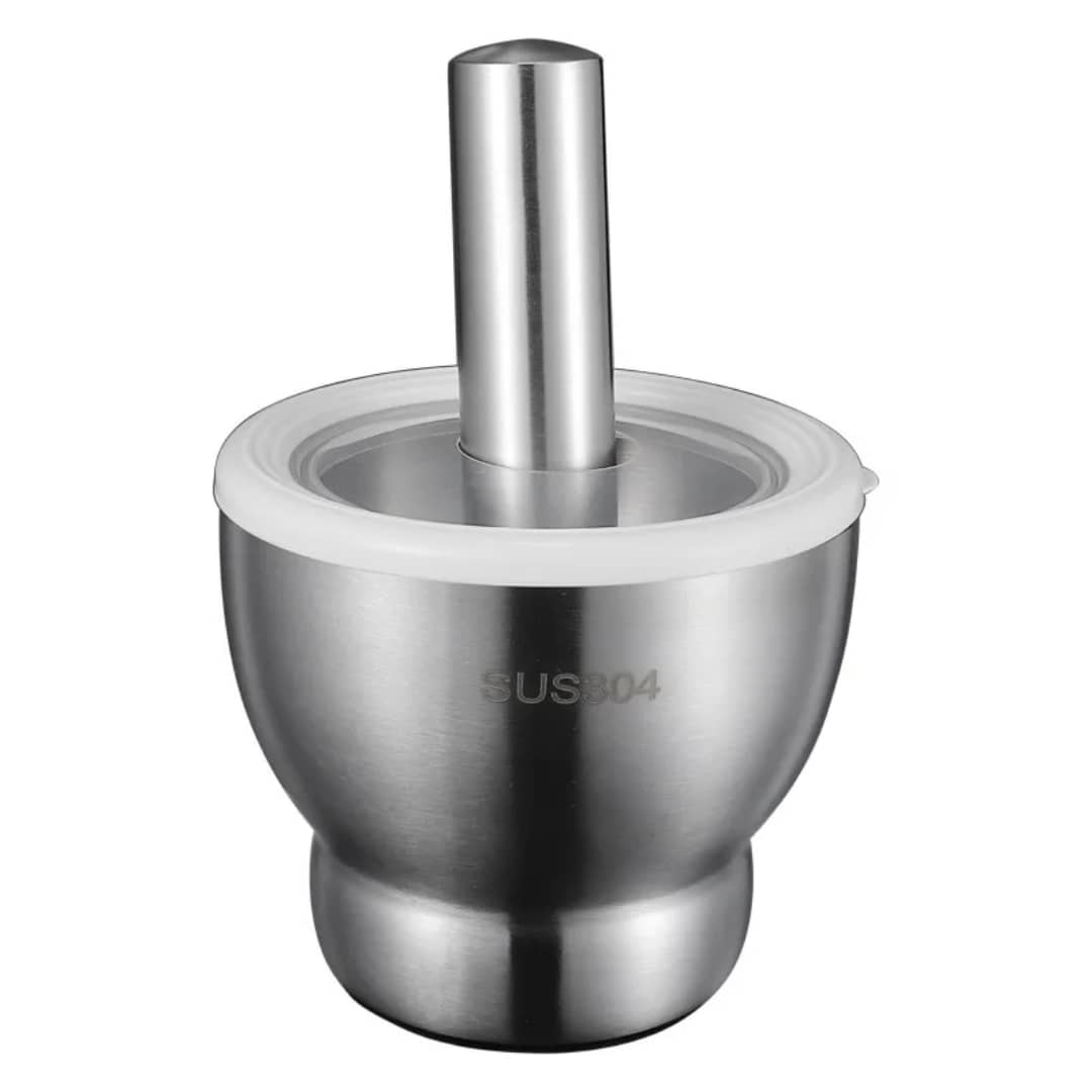 Mortier et Pilon en Acier Inoxydable - Broyeur d&