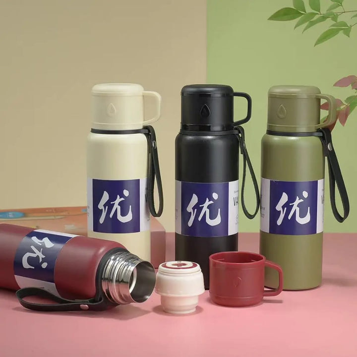 Thermos Isotherme Inox Premium - Gourde Réutilisable 550ml/400ml Dakar Sénégal