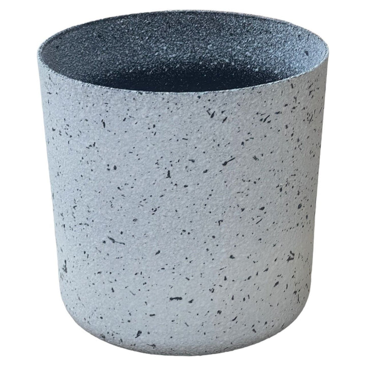 Cache-Pot Cylindrique Effet Granit 29cm – Décoration Intérieure Moderne | La Boutique Secrète