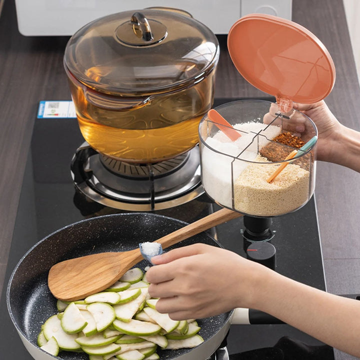 Organiseur 4 Compartiments – Rangement Compact 14x9cm