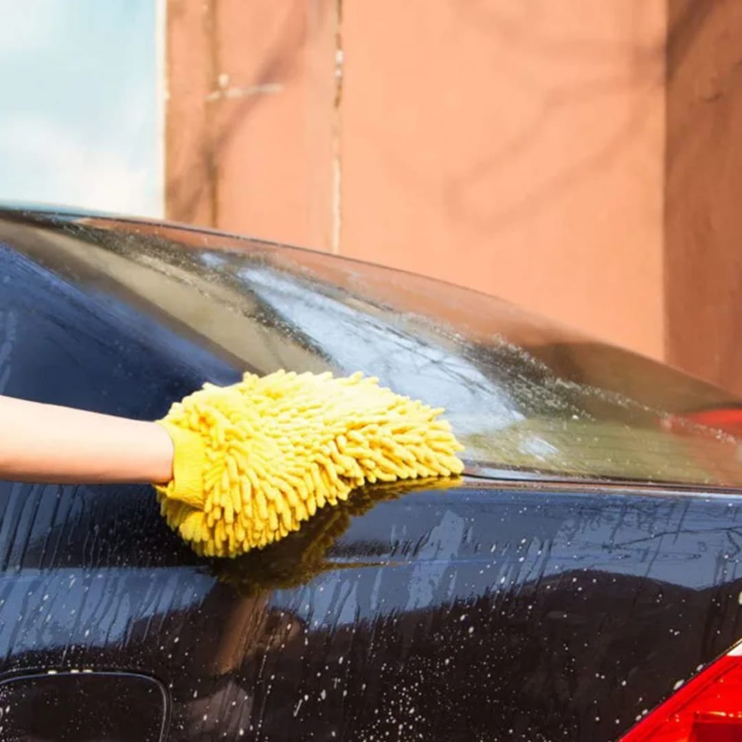 Gant de Lavage Voiture en Microfibre Chenille – Nettoyage Doux &amp; Efficace